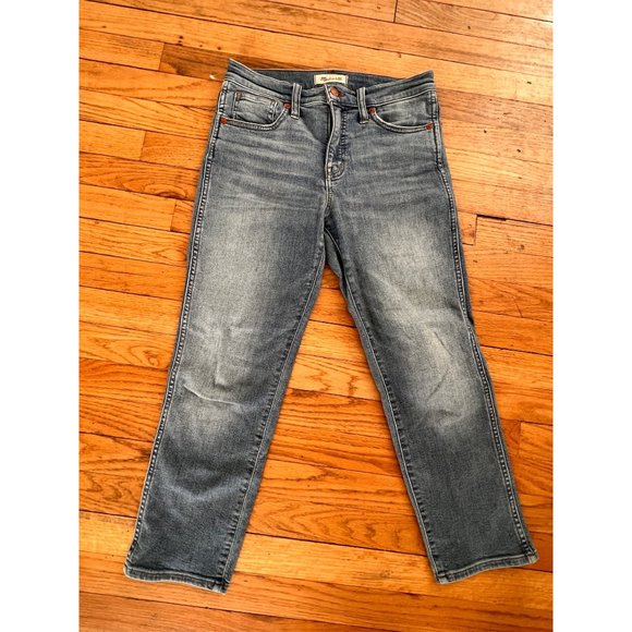 Madewell Petite Stovepipe Jeans in Euclid Wash Sz 26P NE064 - Picture 5 of 8